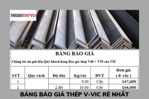 Báo giá thép V-VIC rẻ nhất miền Bắc